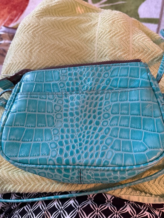 Patricia Nash Handbags - Turquoise Croc-Embossed Crossbody Bag - Patricia Nash